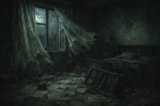 chambre après la mort de robert blake dans celui qui hantait les ténèbres de lovecraft