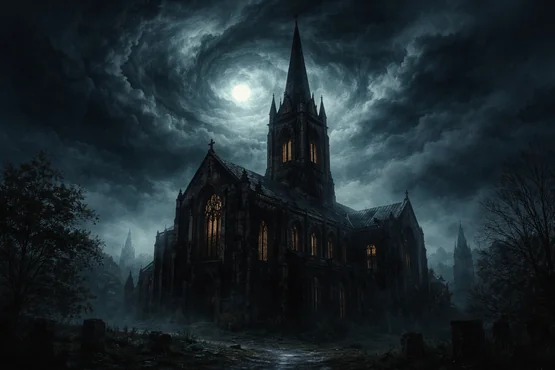 église hanée présente dans la nouvelle celui qui hantait les ténèbres de hp lovecraft